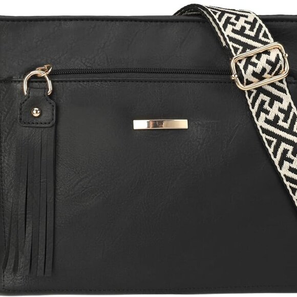 Stylish Women’s Crossbody Purse with Decorative Tassels - Perfect for Daily Use - Picture 1 of 6